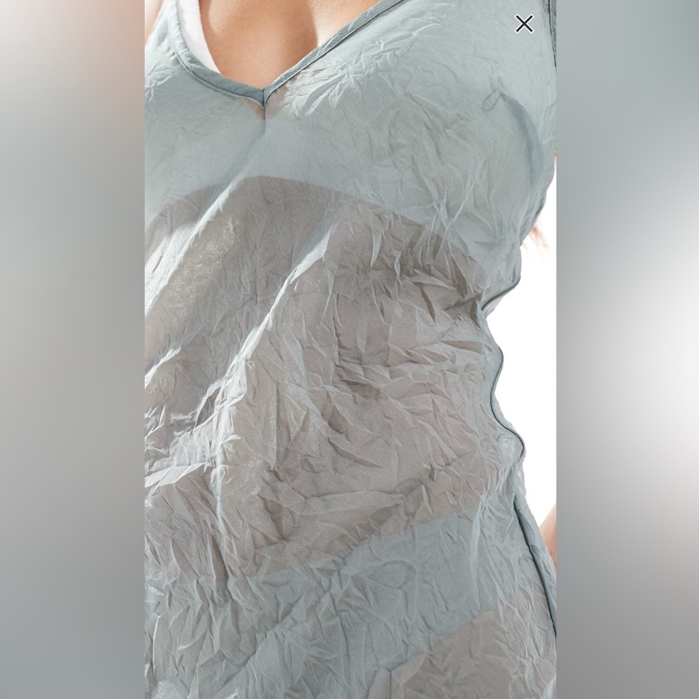 SLIP MIDI DRESS - Picture 4 of 4